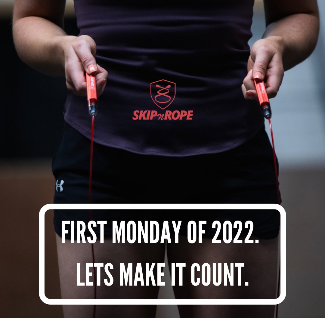 skipnrope's tweet photo. Monday. 2022. Fresh start.
Let us what your fitness goals are for the new year -whatever they may be.
We're always here to help with any advice with regard to skipping workouts!
https://t.co/WmOj1BoafJ
#skippingexercise #irishfitness #homeworkout #skipping #newyeargoals https://t.co/XWBSuwMAPv