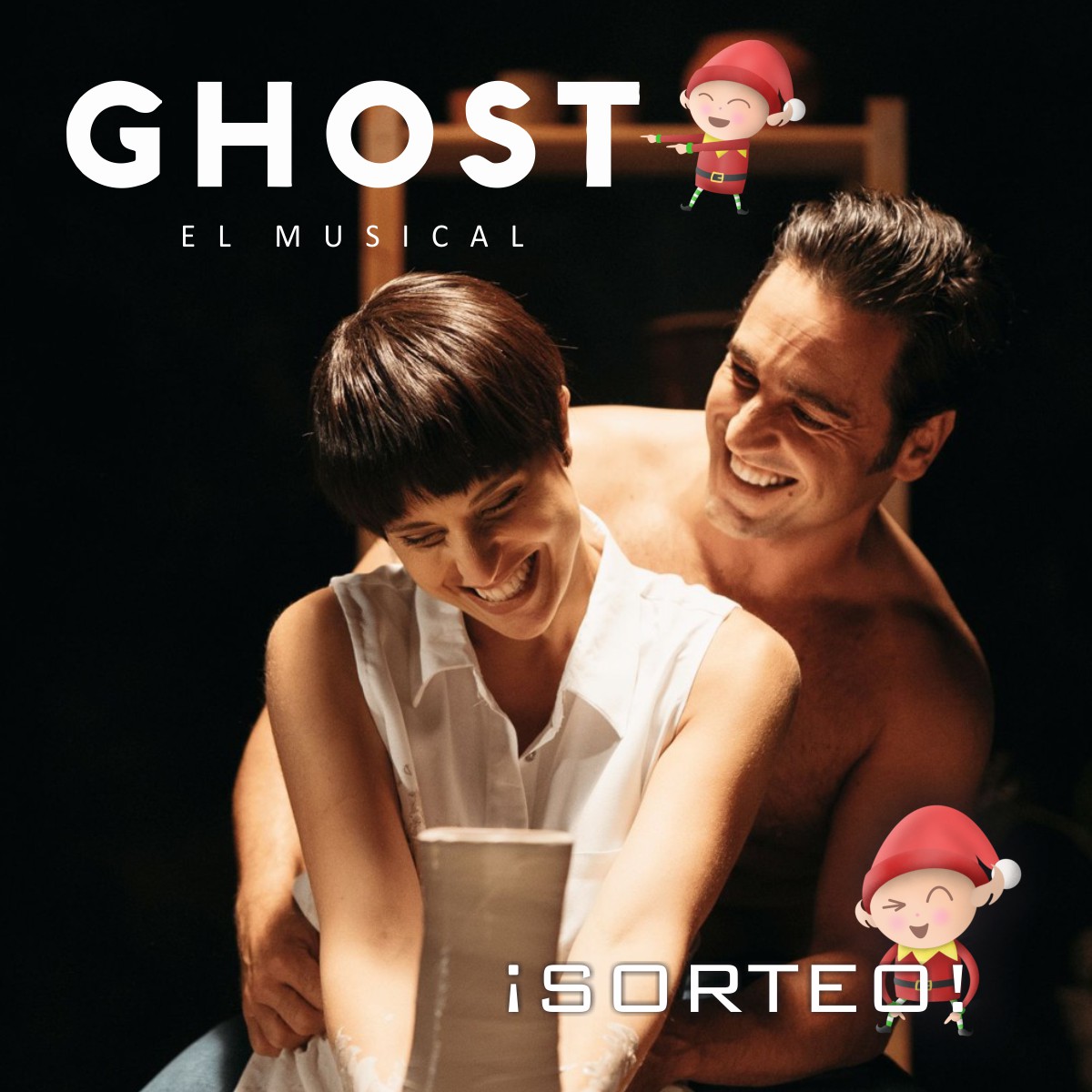 clubsmedia's tweet photo. 🎄Regalamos entradas para Ghost, El Musical!👻💫Recién robadas de la oficina de Smedia… Pardillos🤪Participa: Síguenos, da “me gusta” y "rt" a este tweet y menciona a un amigx🌟Fechas para enero y febrero🥳¡Asegúrate de poder venir! Ganadores el 07.01. Máx 2🎟️🎟️por ganador🎁🎄 https://t.co/UxBxF55foU
