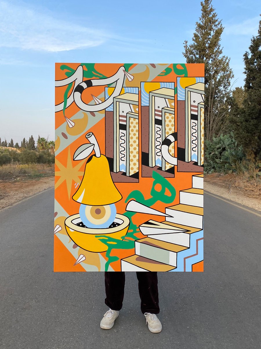 BROTHERS0FLIGHT's tweet photo. “The secrets inside”, Acrylic on canvas, November 2021 

#Brothersoflight #secrets #newartwork #canvas https://t.co/oOfivhMA7W