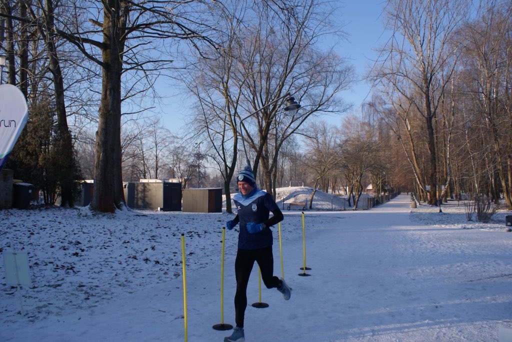 Chocomcalpin's tweet photo. @parkrun Park Miejski, Sosnoweic. Boxing Day &amp; New Year's Day. 6 days and over 20 degrees difference. Great to tick off another @parkrunPL #loveparkrun https://t.co/hOMJyI0T6r