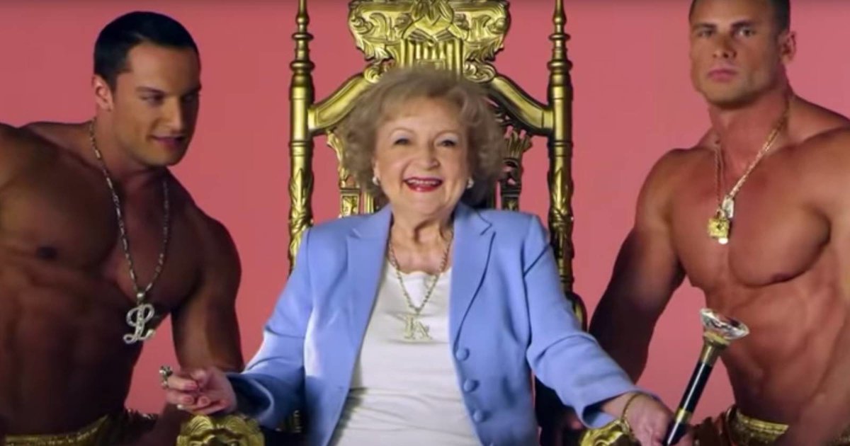 instinctmag's tweet photo. Betty White's Work With Luciana & Dave Audé Will Go Down In Dance Music History https://t.co/Vop5KMKA4h #Entertainment #Videos #BettyWhite #DaveAudé #ImStillHot https://t.co/XrOGR6slhv