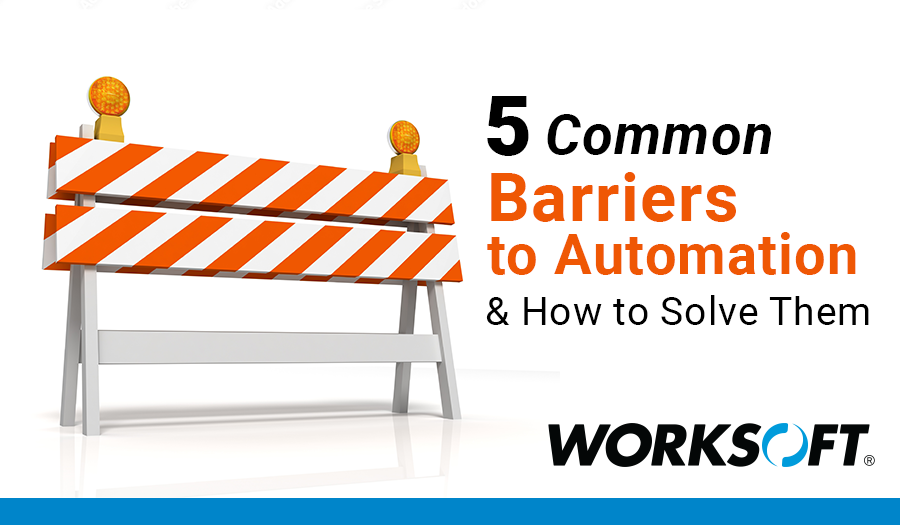 WorksoftInc's tweet photo. Why are #SAP users hesitant to implement automation, or use it to the fullest extent?Read the @WorksoftInc blog to explore common barriers to automation and how to solve with a #CodelessAutomation that’s different by design. https://t.co/RzoDMsNl0p https://t.co/WJ7CmiRdY7