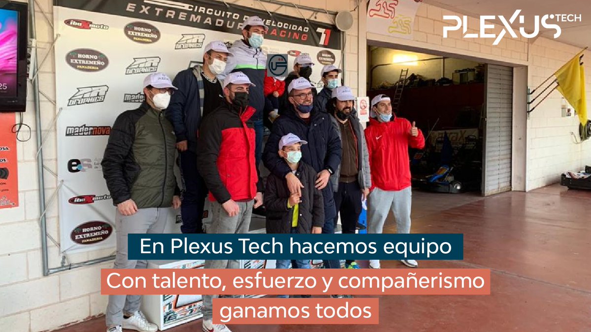 PlexusTech_'s tweet image. 🏆 ¡En #PlexusTech hacemos equipo! Nuestros compañeros de Mérida se lo pasaron en grande al volante de unos karts.

Nuestro modelo de trabajo #Flexology apuesta por trabajar desde donde fluya tu talento. Pero que bien sienta reunirse de vez en cuando para hacer actividades juntos