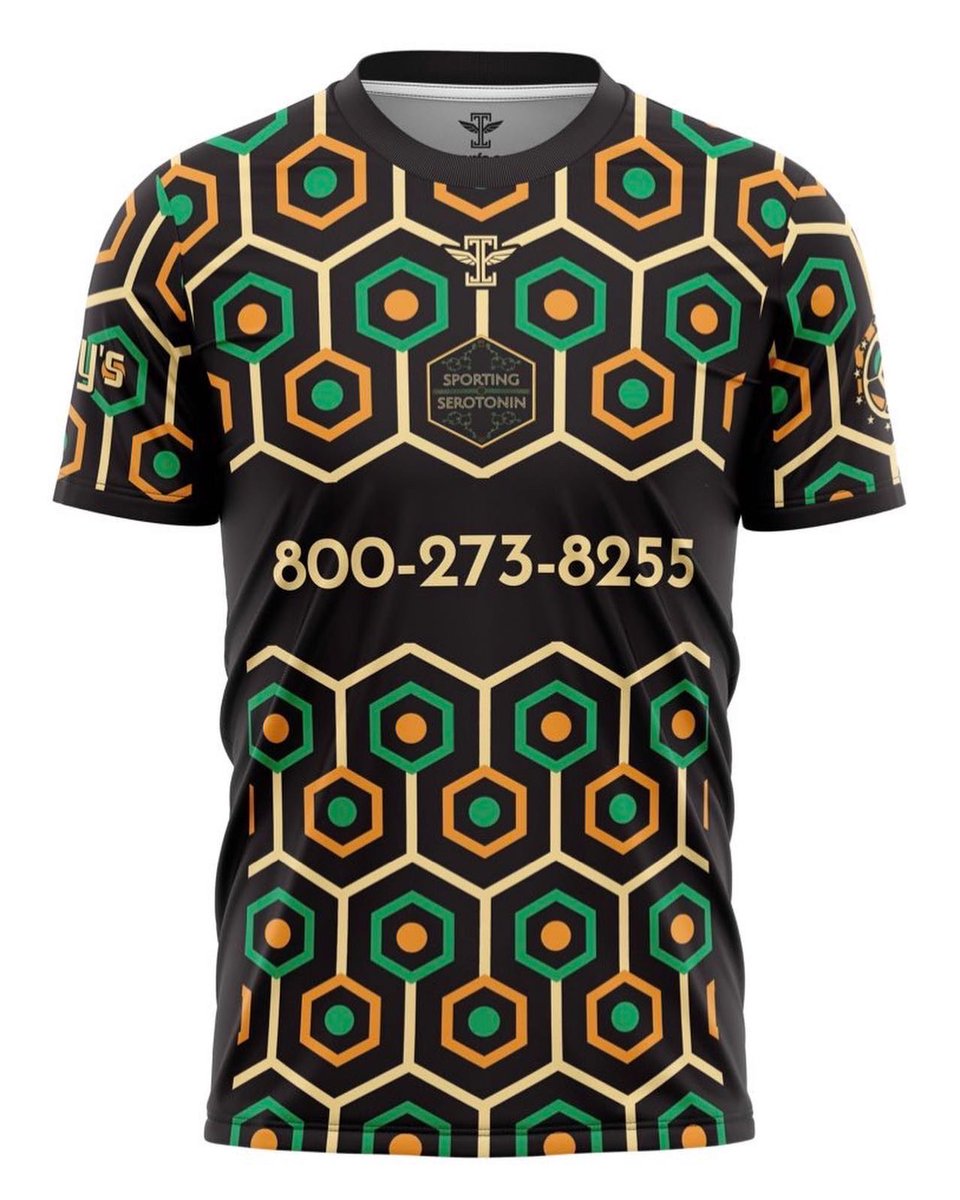 catrino93's tweet photo. Hey you, with the face… want one of these beauties? Of course you do. 😉

Order our inaugural @casasoccer “Talk” kits before January 10th to look certifiably fresh and help #SupportSerotonin across your community. 
https://t.co/kl6fZflxs5 https://t.co/yIQ1JvnOQV