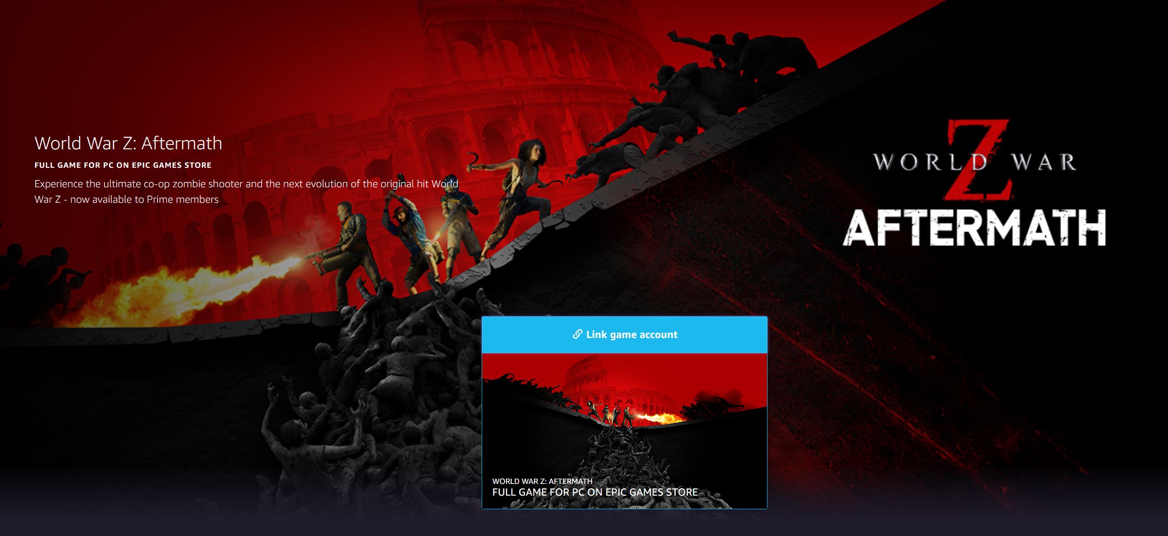 World War Z está gratuito na Epic Games Store; saiba como resgatar