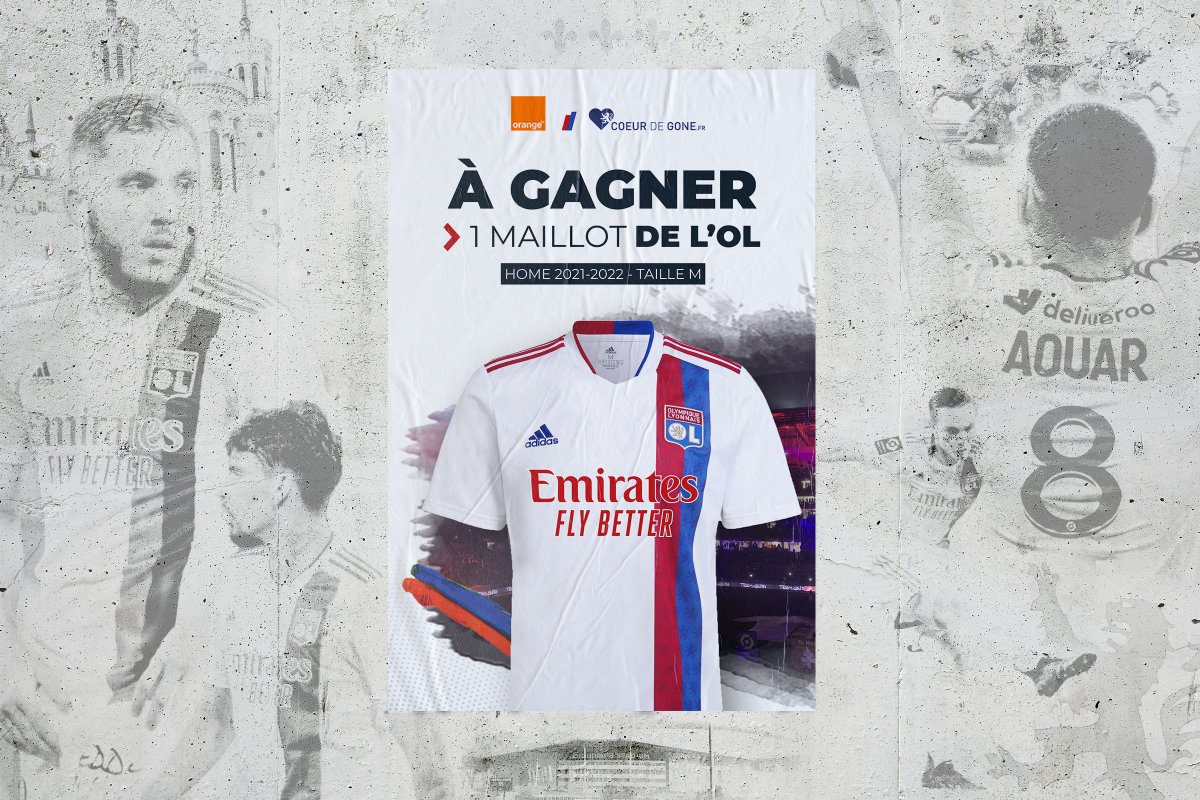 Coeur_de_Gone's tweet photo. 🚨 Pour bien commencer 2022 ⤵️
Tentez de remporter votre MAILLOT HOME 21/22 grâce à @OrangeAuRA &amp; @Coeur_de_Gone 🎁🔴🔵
Pour jouer : 
1️⃣ RT ce tweet
2️⃣ FOLLOW @OrangeAuRA &amp; @Coeur_de_Gone 

#TeamOL #OrangePasseurdEmotions
(Taille M - TaS à la mi-temps de #OLPSG ✔️) https://t.co/gE7TI4TUf1