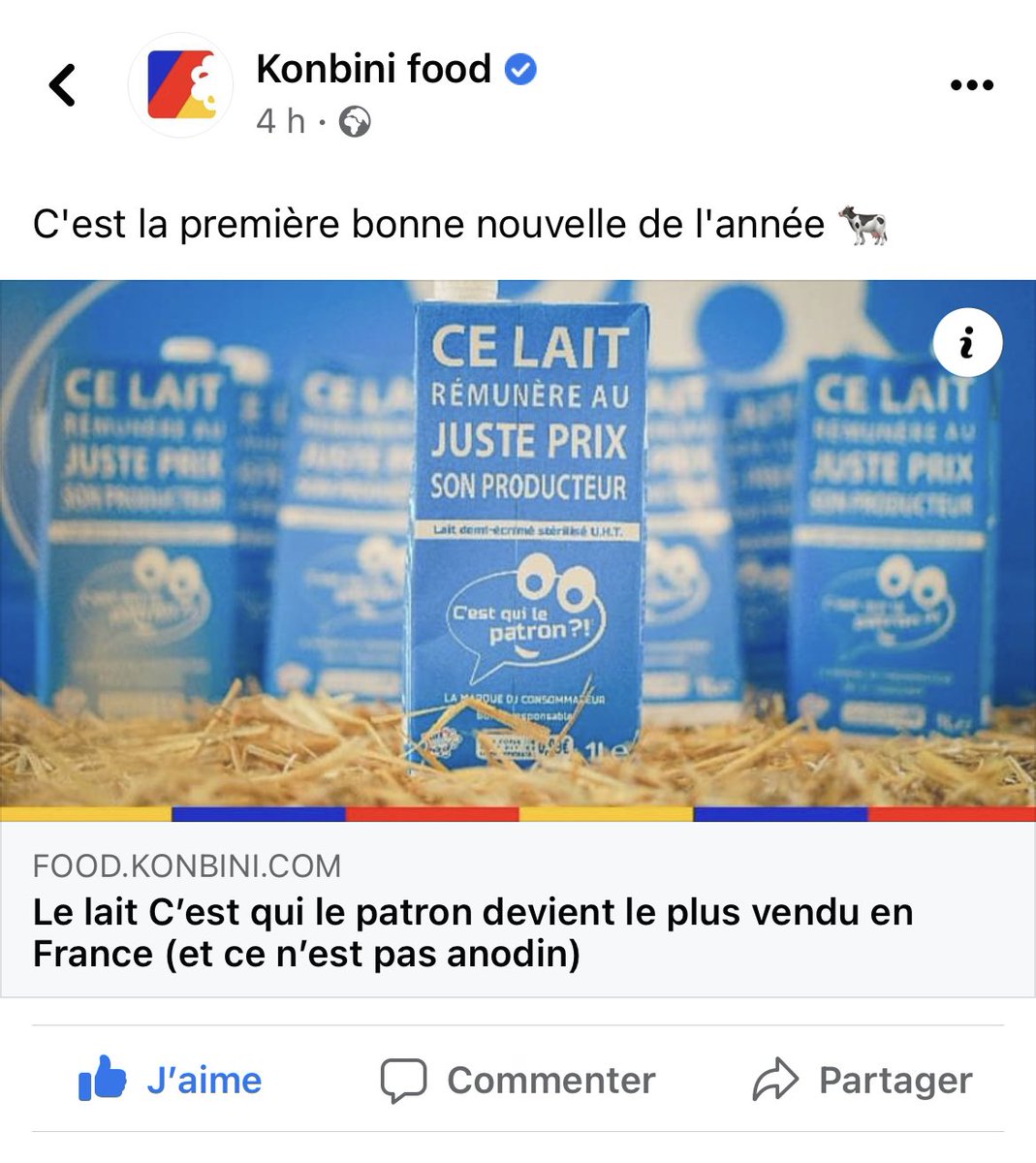 NicoChabanne's tweet photo. Merci à @KonbiniFr pour le relais et bravo à tous #SoutienAuxProducteurs #LePatronCestLeConso https://t.co/h7cyjdazZo https://t.co/a436H6hRCW