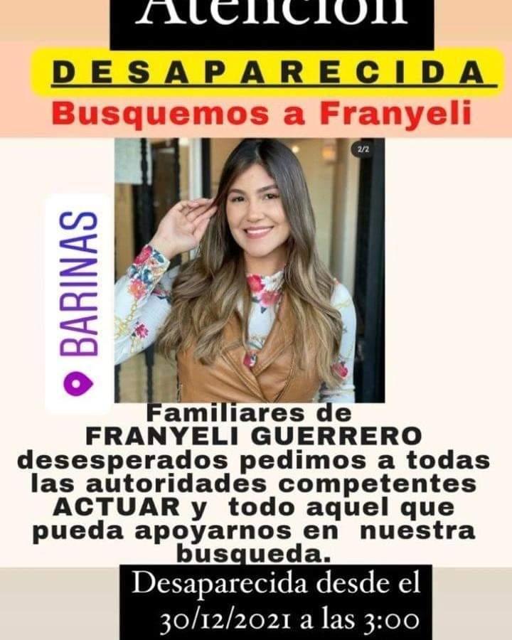 eldiario's tweet photo. #ServicioPúblico | Franyeli Guerrero se encuentra desaparecida desde el #30Dic a las 3:00 pm. Sus familiares piden a las autoridades su apoyo para encontrarla. https://t.co/vEZfoSo13J
