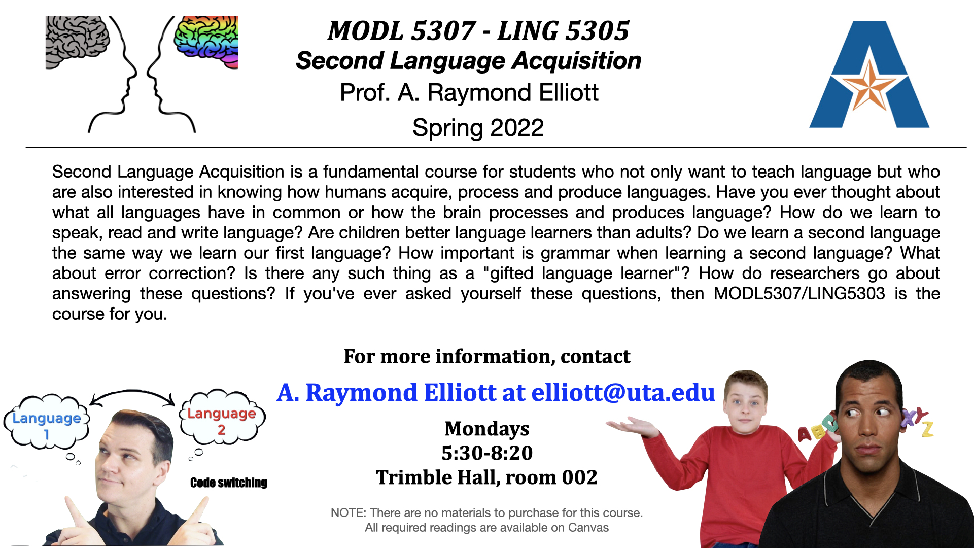 Uta Spring 2022 Calendar Linguistics & Tesol (@Linguistics_Uta) / Twitter