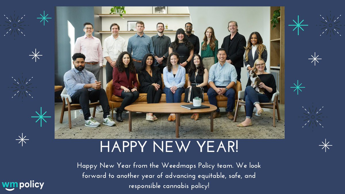 weedmapspolicy's tweet photo. Cheers to 2022! 🎉 https://t.co/HQTmVyRsGJ