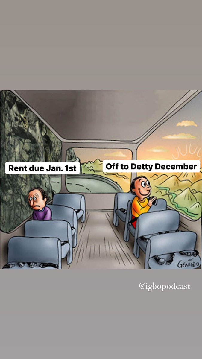 Ndewoooo! Unu, adịkwala m? You people enjoyed your Detty December ooo, but rent is due this week! Hahaha jisie nụ ike oo
