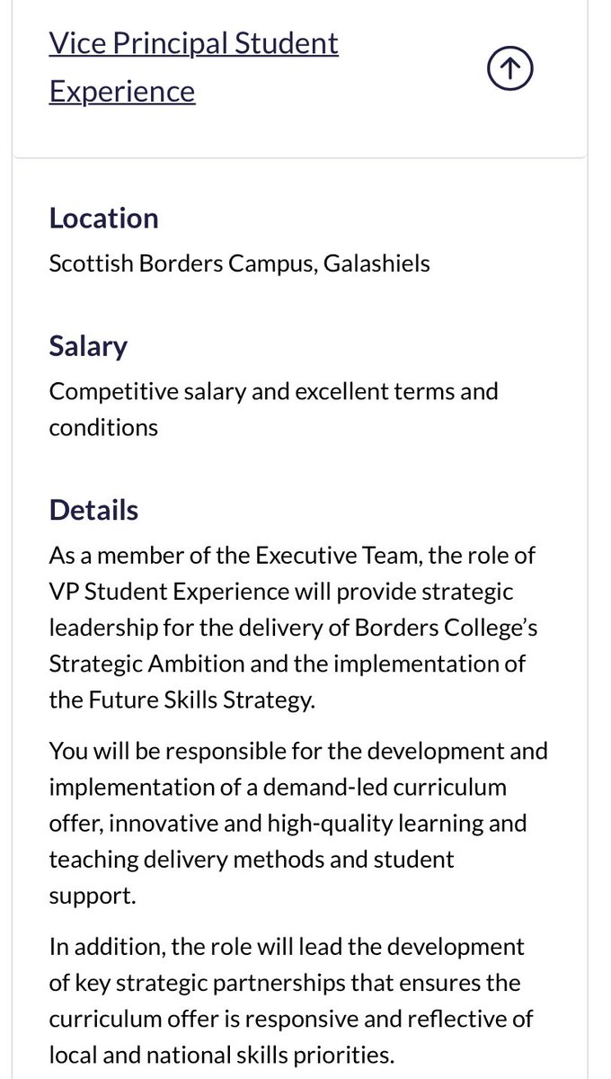 Derek Timpany MEd CMgr FCMI (@datimpany) on Twitter photo A few academic leadership opportunities available right now at <a href="/BordersCollege/">𝗕𝗼𝗿𝗱𝗲𝗿𝘀 𝗖𝗼𝗹𝗹𝗲𝗴𝗲</a> , <a href="/fifecollege/">Fife College</a> and @MorayCollege - For more info, contact Donogh O’Brien <a href="/AspenPeople/">Aspen People</a>
One of the best things about a new year is the new opportunities it brings…
Please feel free to share A few academic leadership opportunities available right now at <a href="/BordersCollege/">𝗕𝗼𝗿𝗱𝗲𝗿𝘀 𝗖𝗼𝗹𝗹𝗲𝗴𝗲</a> , <a href="/fifecollege/">Fife College</a> and @MorayCollege - For more info, contact Donogh O’Brien <a href="/AspenPeople/">Aspen People</a>
One of the best things about a new year is the new opportunities it brings…
Please feel free to share