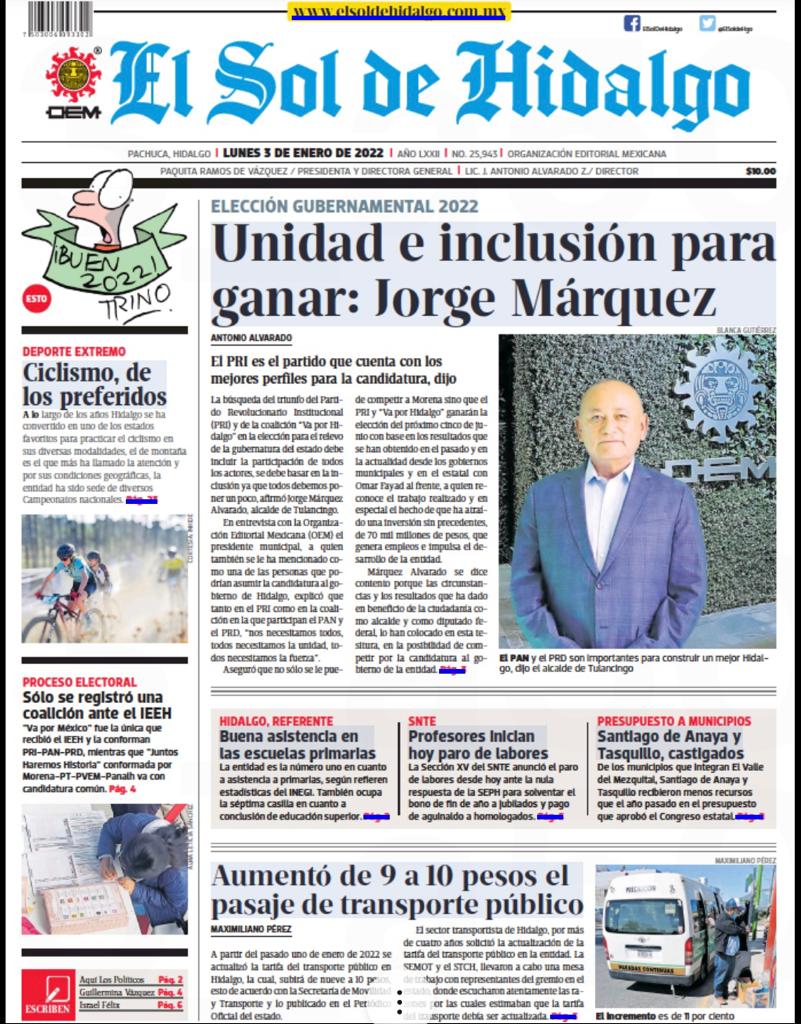 casanley's tweet photo. Totalmente de acuerdo con @MarquezAJorge en lo expresado en entrevista a @elsolde_mexico  @ElSoldeHgo muy bien Jorge.  Eres una gran opción para gobernar #Hidalgo2022 https://t.co/B09OeLNiSl https://t.co/Gted1qOwRu