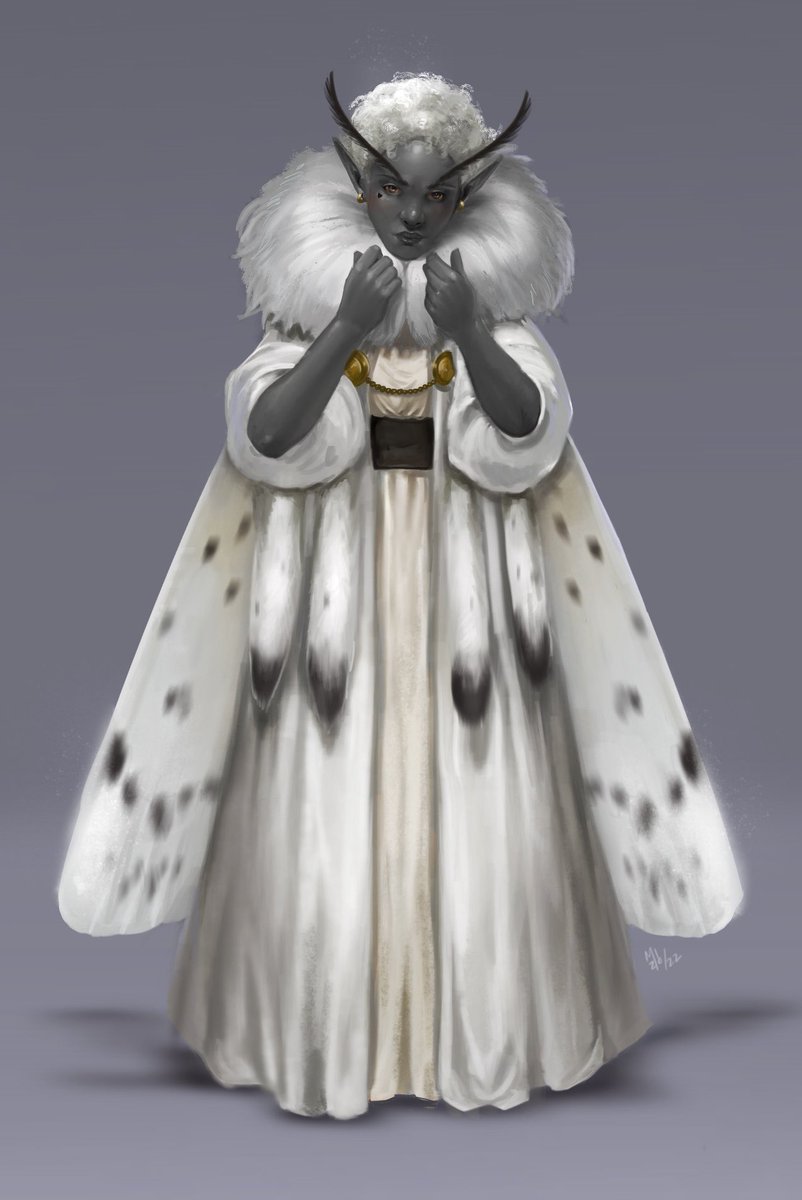 miz0mei's tweet photo. Lady Ermine https://t.co/v3ztaY6EFP