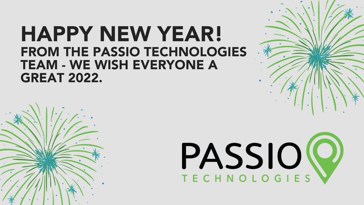 PassioTech's tweet image. From our team to you: Happy New Year! #newyear #happynewyear #2022 #transittechnologies