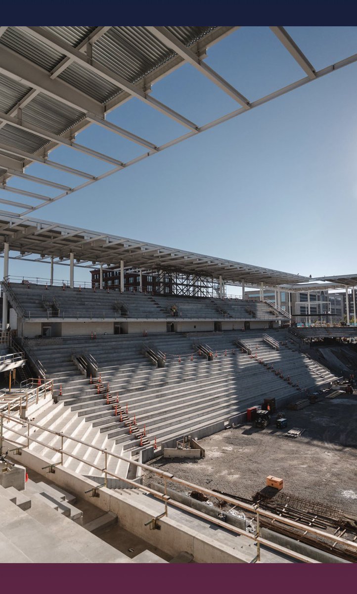 StLouligans's tweet photo. It’s kinda wild to think about, but at some point THIS year we’ll probably get to hang out in this new spot for an event. Can’t wait. #stlCITYsc #TheFred #SupporterSection https://t.co/1A1NFaiTFY