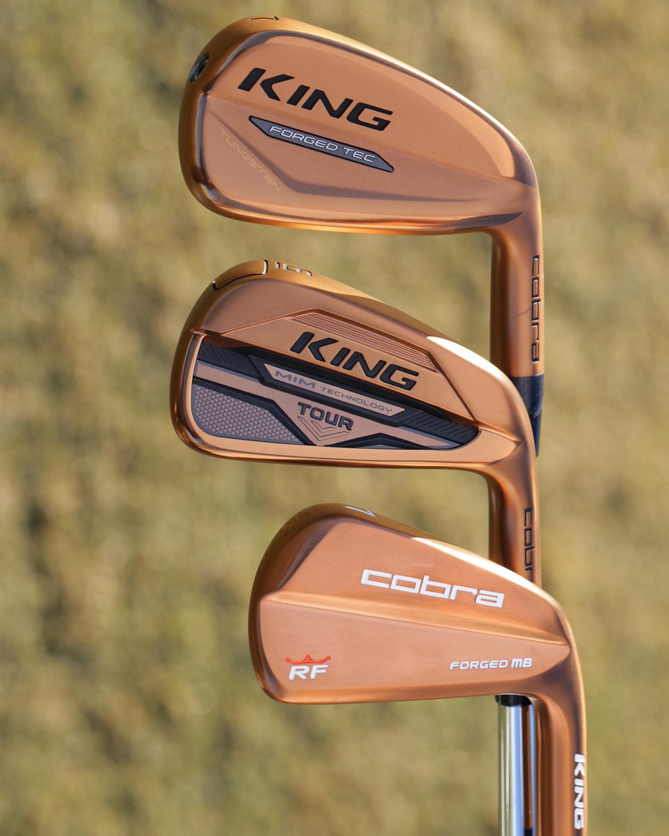 cobragolf's tweet photo. The three kings π π π.
Crown your bag with the KING Copper Irons: https://t.co/P8nfz3bWTU
#PlayersDistance https://t.co/n9HW1qRZdW