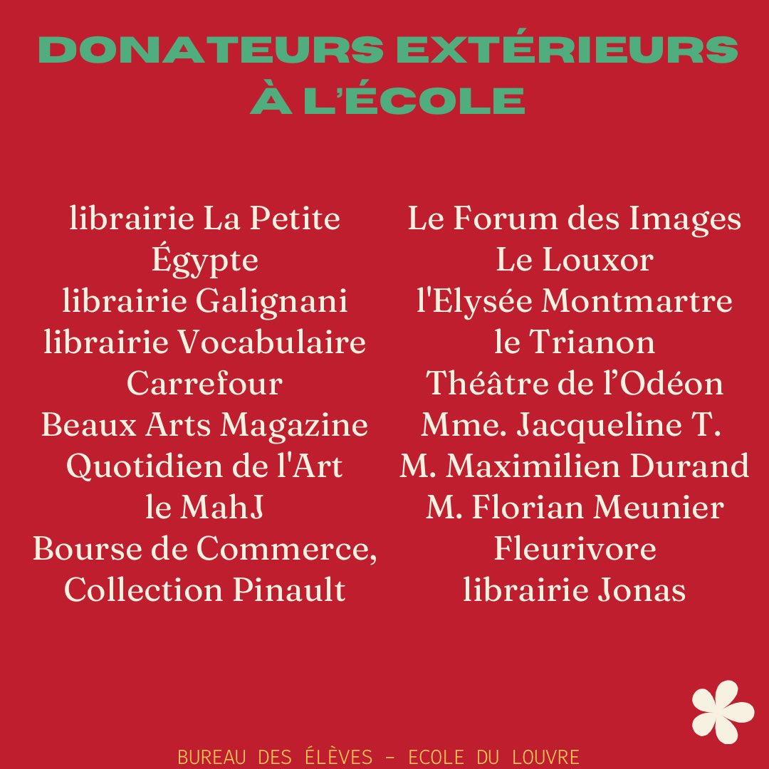 BDE Ecole du Louvre tweet media