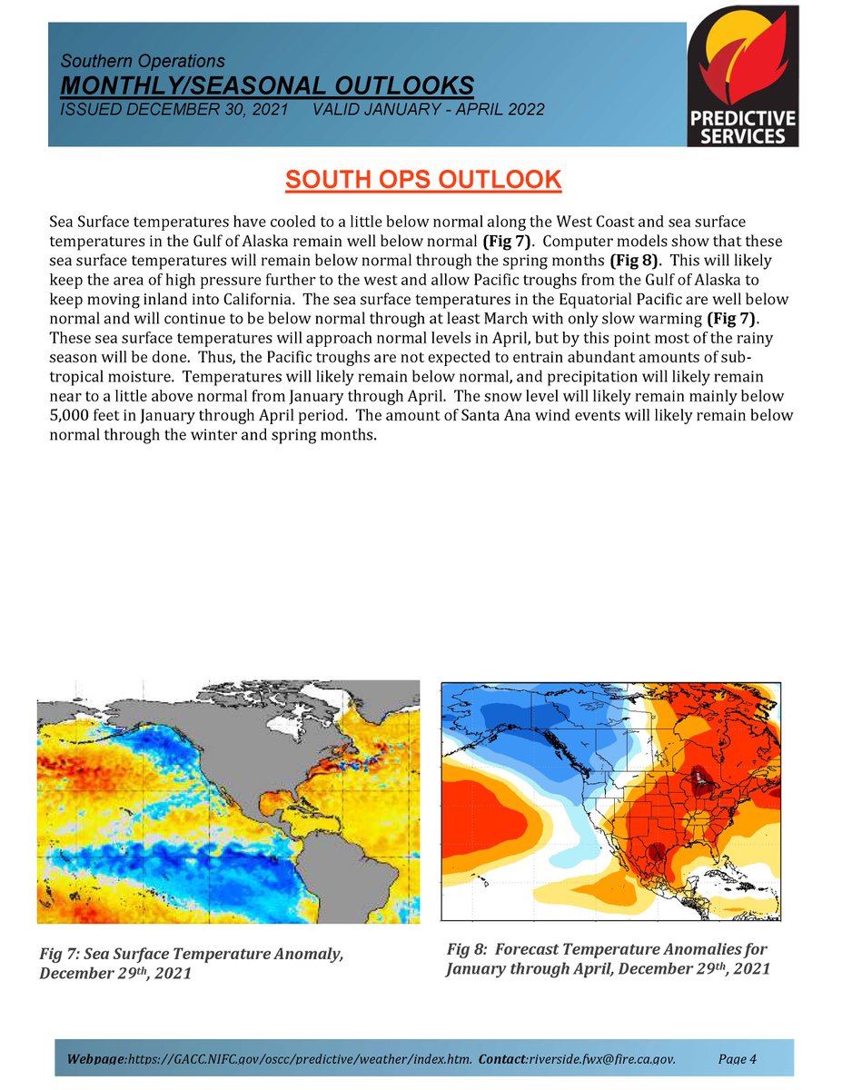 JhawkFire's tweet photo. 2/2 #SouthernCalifornia #WildfireAssessment #SoOps #PredictiveServices Jan-Apr 2022 #FireWeather #FireFuels #FireBehavior
https://t.co/S61aL2xMV3
@sawti_forecast @NWSLosAngeles @NWSSanDiego @RichIMET @NWS_IMET_OPS @NWSSPC https://t.co/Sqz8AcKvX5