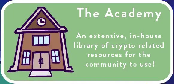 lambduhs's tweet photo. Do you have a technical question about #crypto or #NFTs? Stop by our Academy for a chat! The Academy is being built in our Discord server and is part of our Roadmap 2.0. @hotdoglamb spearheads our content by educating folks on @TikTok and giving lessons in the server! https://t.co/0Ht5JDkB7y