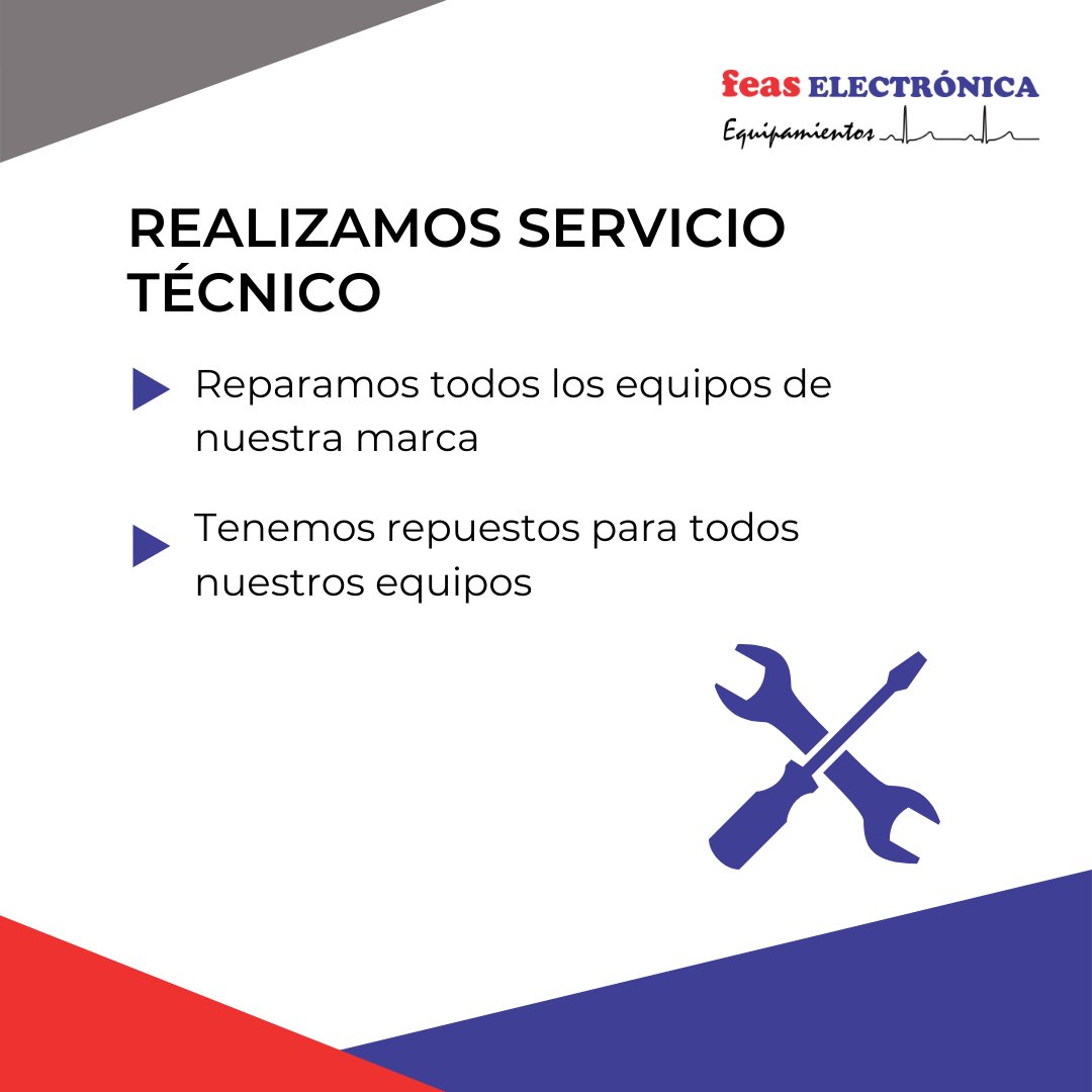 Realizamos servicio técnico de todos nuestros equipos y disponemos de repuestos para todos ellos.
#EquipamientoMedico #FeasElectronica #medicina #hospital #clinica #salud #ReparacionDeEquiposMedicos