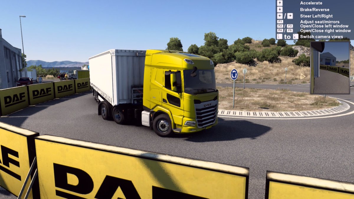 chaotic_ctrl's tweet photo. A very nice little demo from @SCSsoftware showcasing @DAFTrucksNV new 2021 range using @NVIDIAGeForce NOW, @NVIDIAGFN.
The DAF XG+ with the mirror cameras are amazing, and the new DAF XF with a steering tag axle makes it very maneuverable.
#RideDAF #EuroTruckSimulator2 #ETS2 https://t.co/v8qP8zZJ7V
