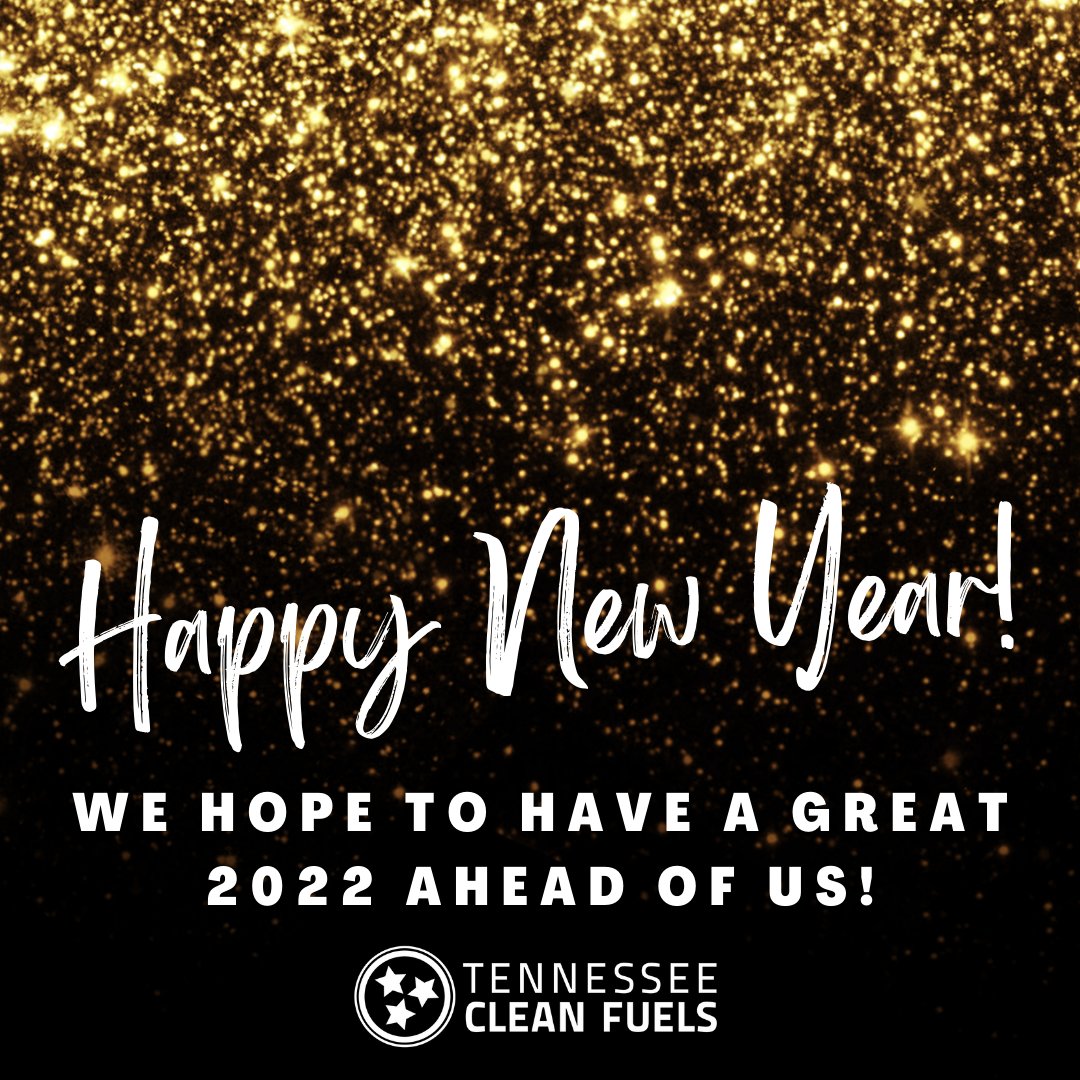 TNCleanFuels's tweet photo. Happy New Year from the TNCleanFuels team! We can't wait for another great year working to introduce and advance alternative fuels across the state of Tennessee. #altfuels #alternativefuels #cleancities #newyear #2022 #Tennessee #ETCF #MWTCF #TCF #cleanfuel #cleanair https://t.co/L50Quu1vUe
