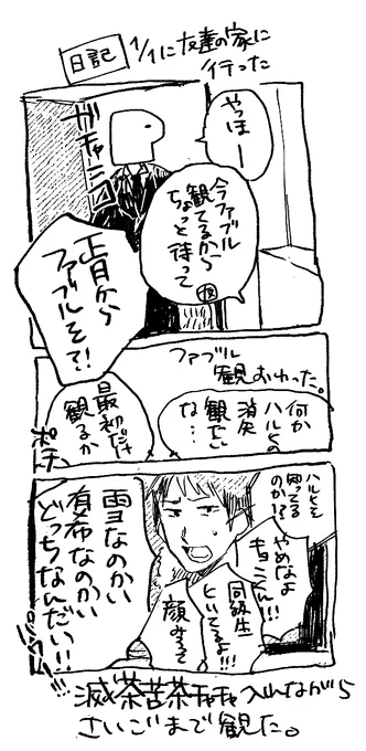 正月の日記 