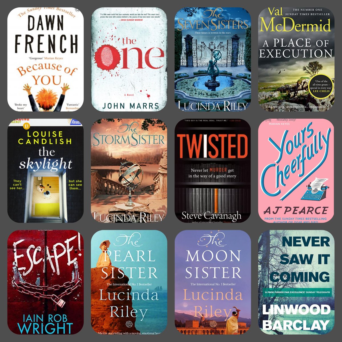 seasidebookie's tweet photo. I was convinced I'd posted this but cannot find it in my feed. These are my top books of 2021, one for each month of the year. #topbooks #booksof2021 #BookTwitter https://t.co/7od1iBcdMu