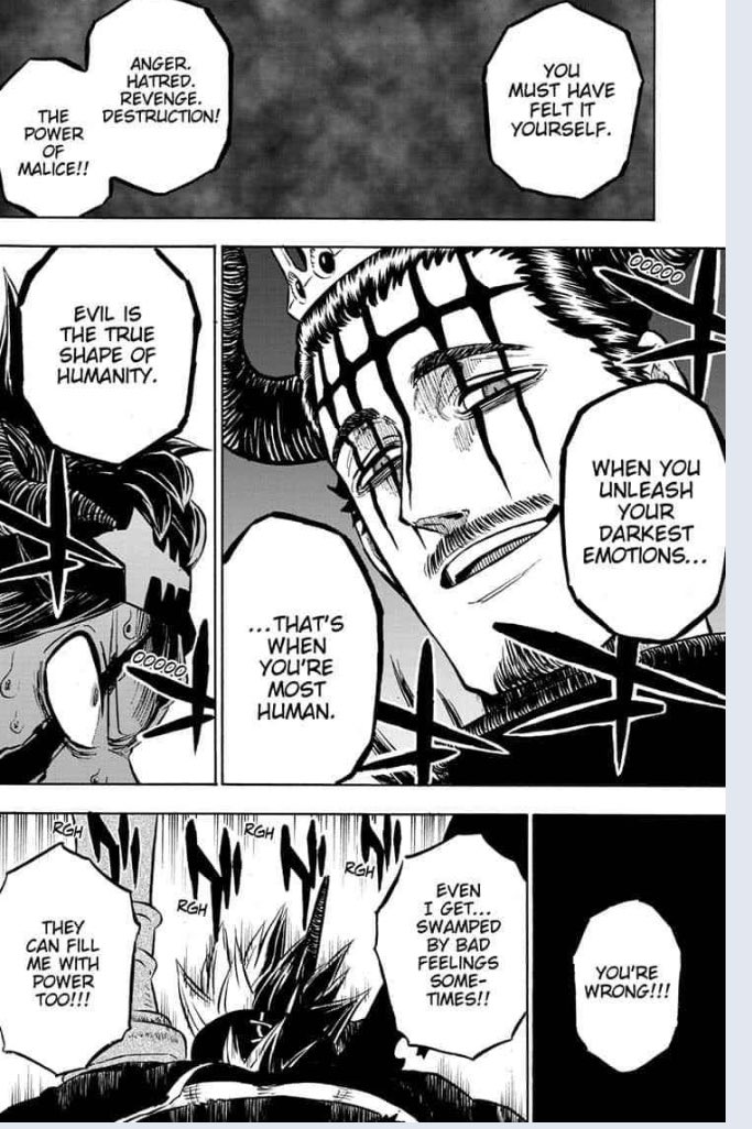 SAMSTATE7's tweet photo. Since the devil true goal are toying with human,actually I don’t think Lucifero will straight up killing Asta. He will playing with his feeling first by killing Yami or some important character to Asta. He will toying with Asta feelings.Will he able control his feelings?
#BC318 https://t.co/AoXTebmup4