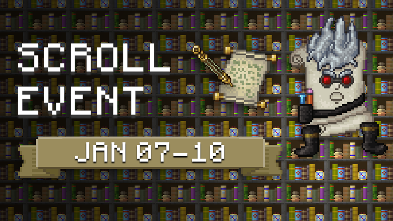 PickCrafterGame's tweet photo. Scroll Event is now LIVE and available for a limited time!
Can you find all the hidden scrolls?
#ScrollEvent #PickCrafter #Minecraft #Events https://t.co/M8vpGXZpVG