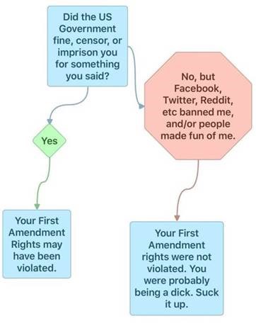 ianbremmer's tweet image. Kicking off the new year with a handy First Amendment refresher