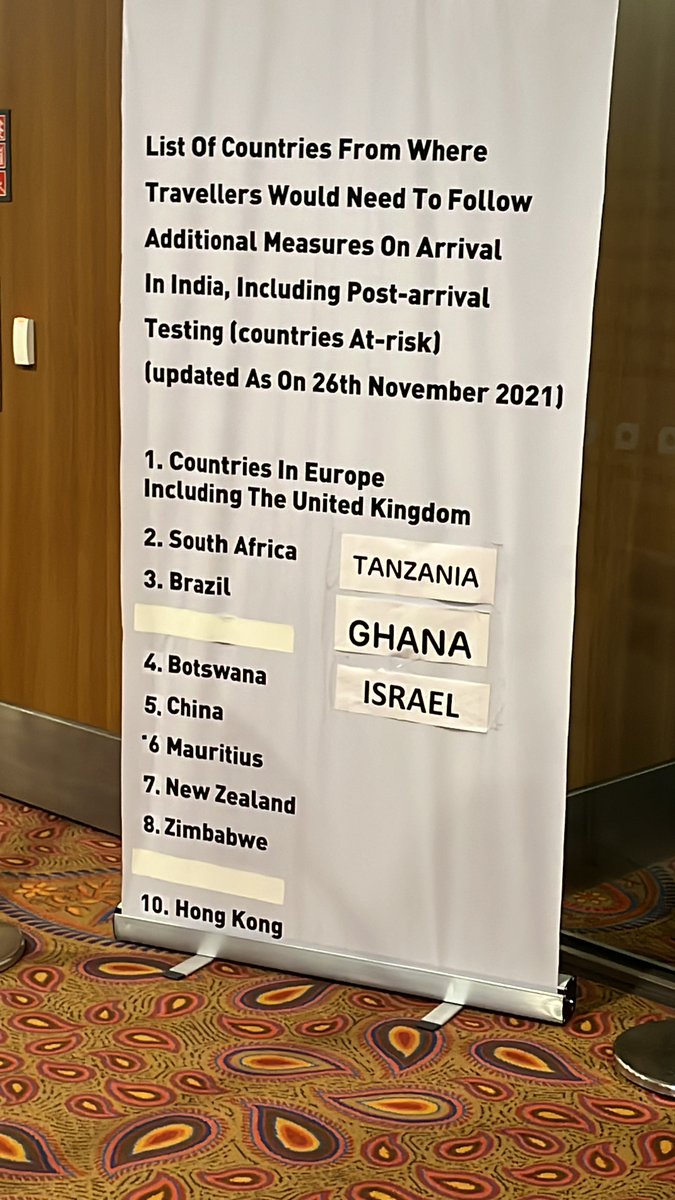 akanksau6's tweet photo. @Aparna I had to do it before flying, and then they made me take a compulsory test, but I think it was bc I was flying via Europe (layover in France). Here's the list of countries that warrant added texting upon arrival: https://t.co/UWezhliTQ1