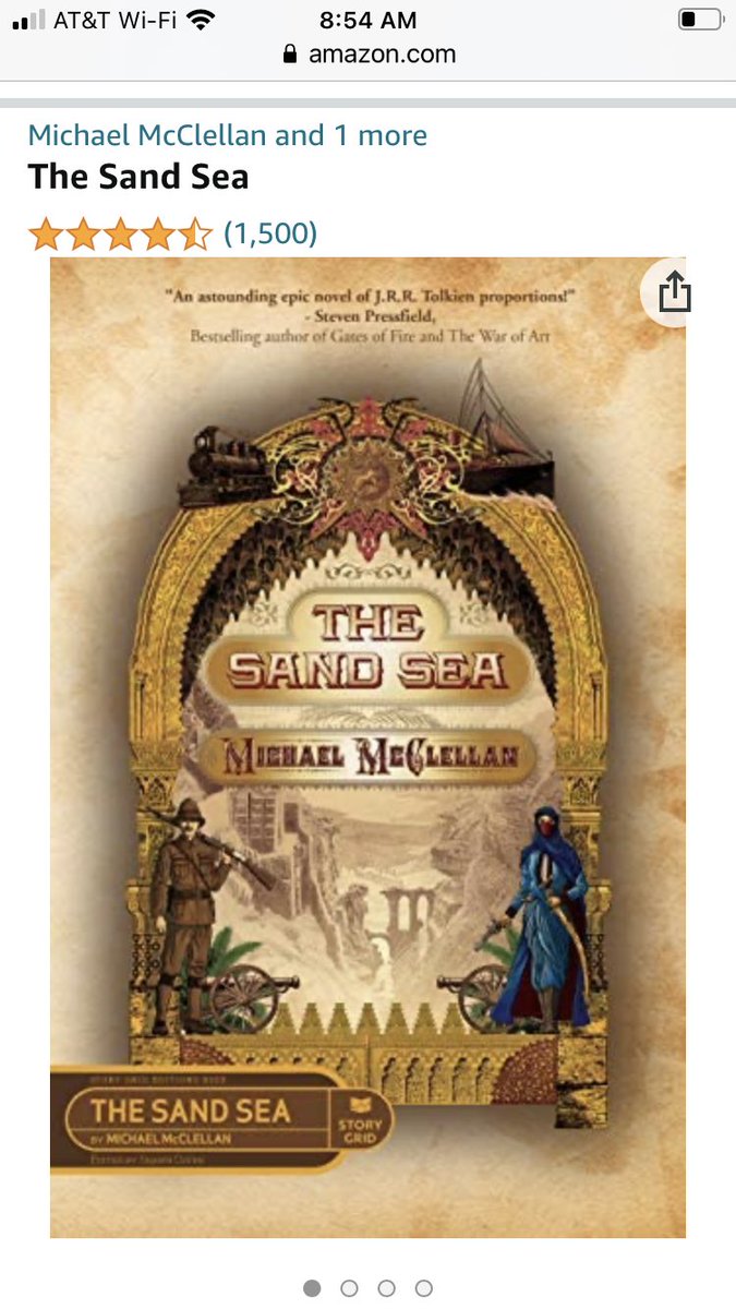 MB_McClellan's tweet photo. Honored to start the New Year with our 1,500th review on Amazon.  Thank you to all who have taken the time to leave one.  We’re grateful.  🙏

For those who have asked: Audiobook almost done.  Book two in progress. https://t.co/QeXYQhy6IS