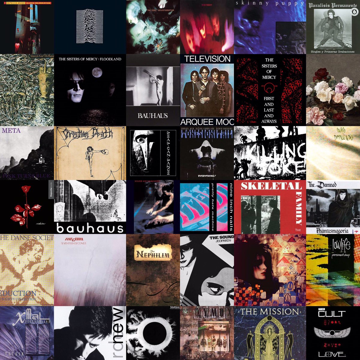 goth_videos's tweet image. 2022 and i still listen to these albums: