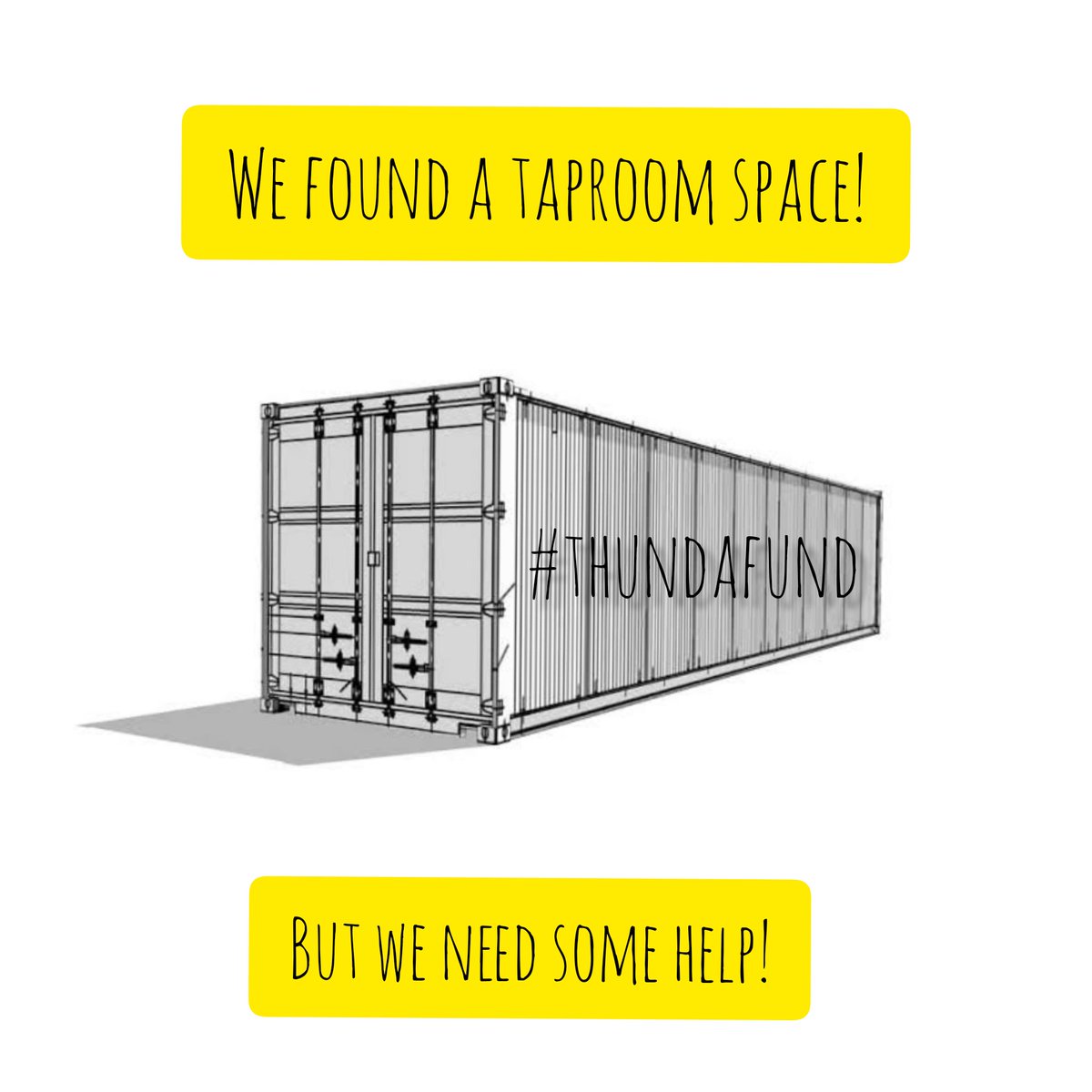 WE FOUND A TAPROOM SPACE!.......
BUT WE GONNA NEED SOME HELP AND A MIRACLE TO MAKE IT A REALITY....BUT WE CAN ONLY TRY!!!
IF YOU CAN, PRETTY PLEASE SUPPORT OUR THUNDAFUND AND SHARE WITH FRIENDS.

thundafund.com/project/671662…

FROM CLOTHING TO CUSTOM BEERS AND MORE!