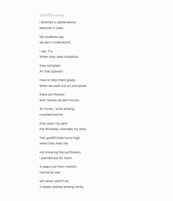TaraSkurtu's tweet photo. "I attempt a Jabberwocky 
exercise in class. 

My students say
we don’t understand. 

I say, Try."

@KimuraLuisa in @PlatformReview https://t.co/rdGDcBFg2a