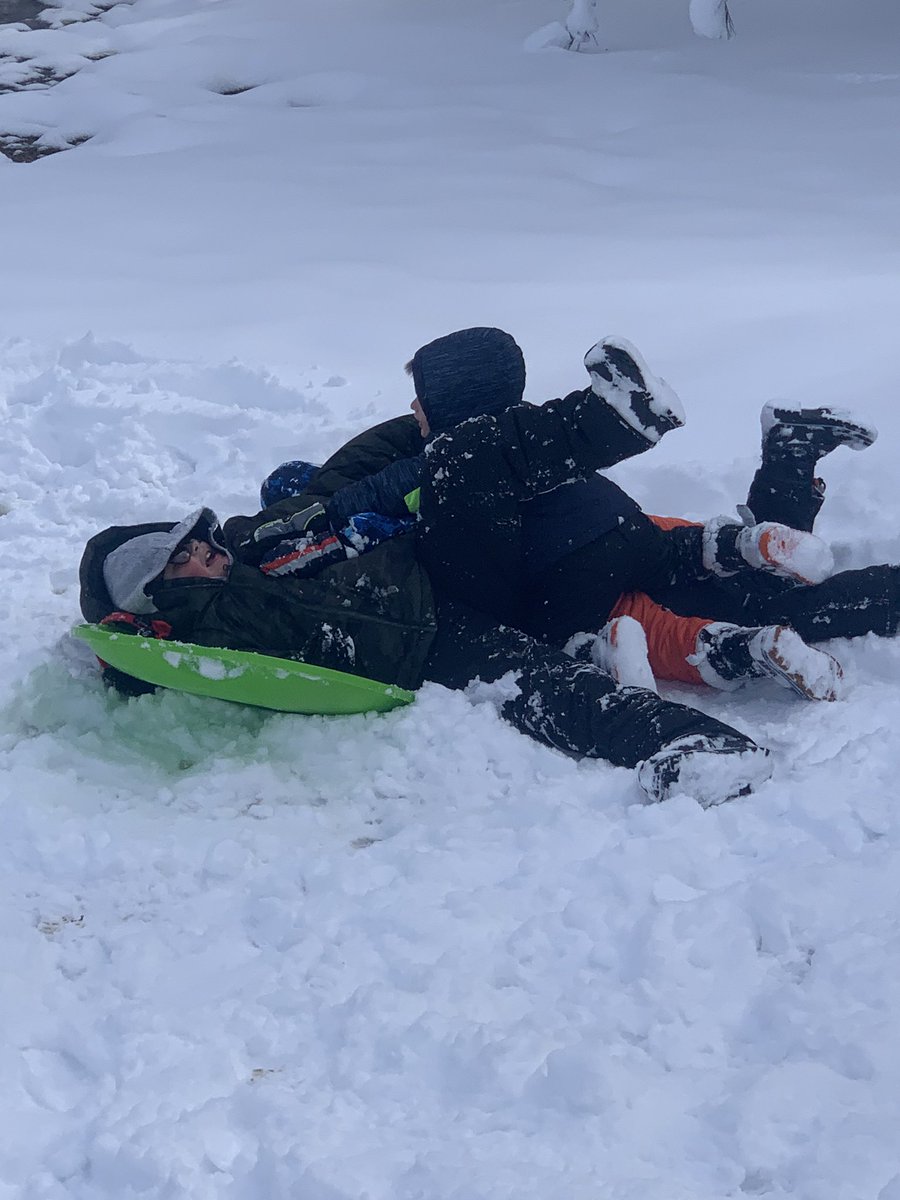Snow day with friends! #plainviewSnowDay