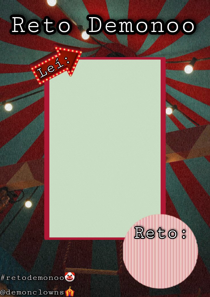 demonclowns's tweet photo. RETO DE LECTURA 2022

✦        ✩

      ✧.        ✦

⋆            ⋆.  

  ✧.       ✩

Las demonoo les invitamos a participar en nuestro reto literario, también pueden usar el #retodemonoo https://t.co/MyCLkV3oty