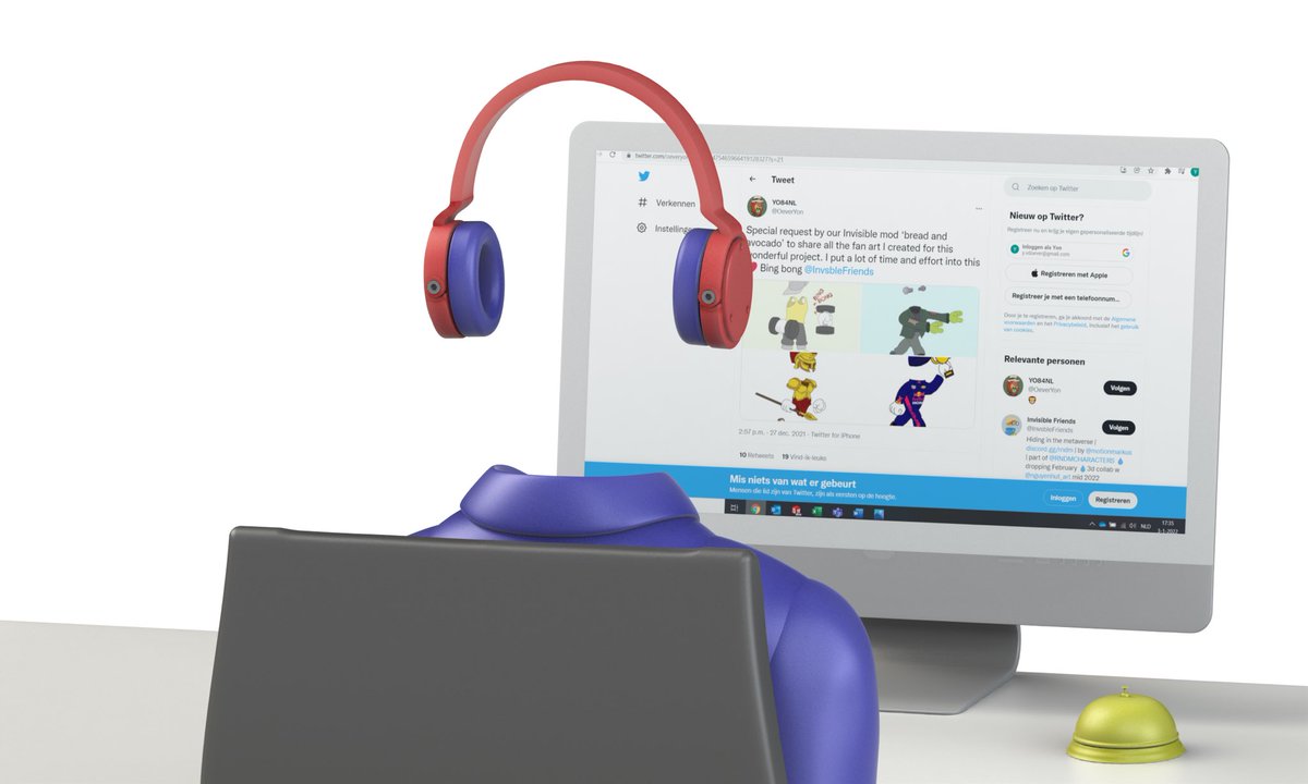 Me refreshing the <a href="/InvsbleFriends/">Invisible Friends</a> Twitter page to see if my fan art is getting noticed 🛎 
<a href="/InvsbleFriends/">Invisible Friends</a> 
<a href="/RNDMCHARACTERS/">Random Character Collective</a>
<a href="/coinbilly/"></a> 
<a href="/MotionMarkus/">Markus Magnusson 🤝</a>
<a href="/nelsg_/">Z.</a>