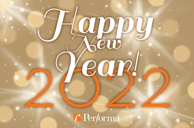 PerformaInc's tweet photo. Happy New Year! Wishing you health, peace, prosperity and new adventures in 2022. Cheers! 
#newyear2022  #health #happiness #prosperity #peace #newbeginnings https://t.co/t2G2yykCSm