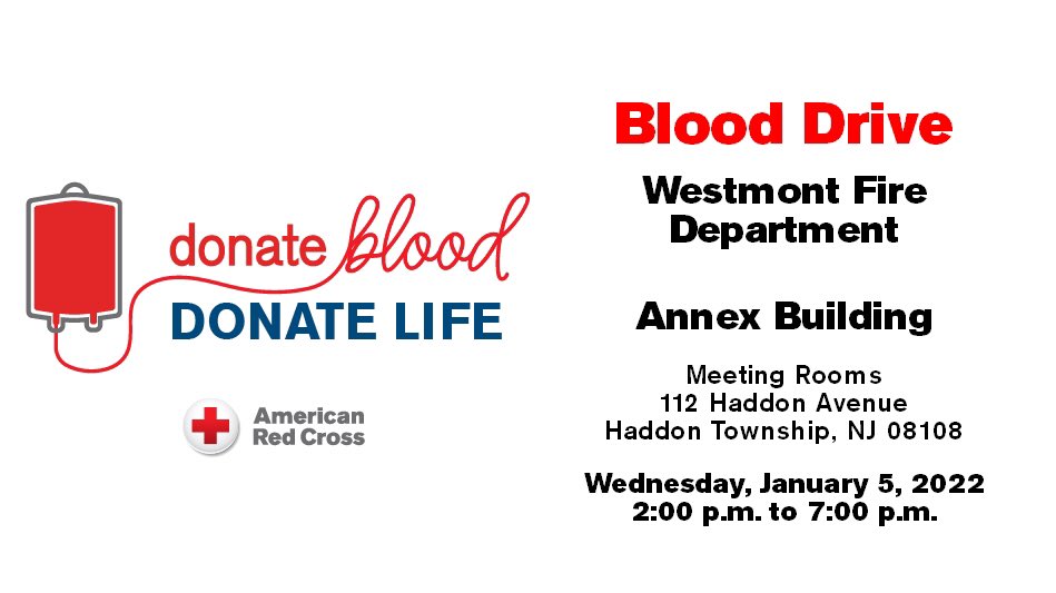 WestmontFireCo's tweet photo. Blood drive this Wednesday! https://t.co/jzbQBdaxoF
