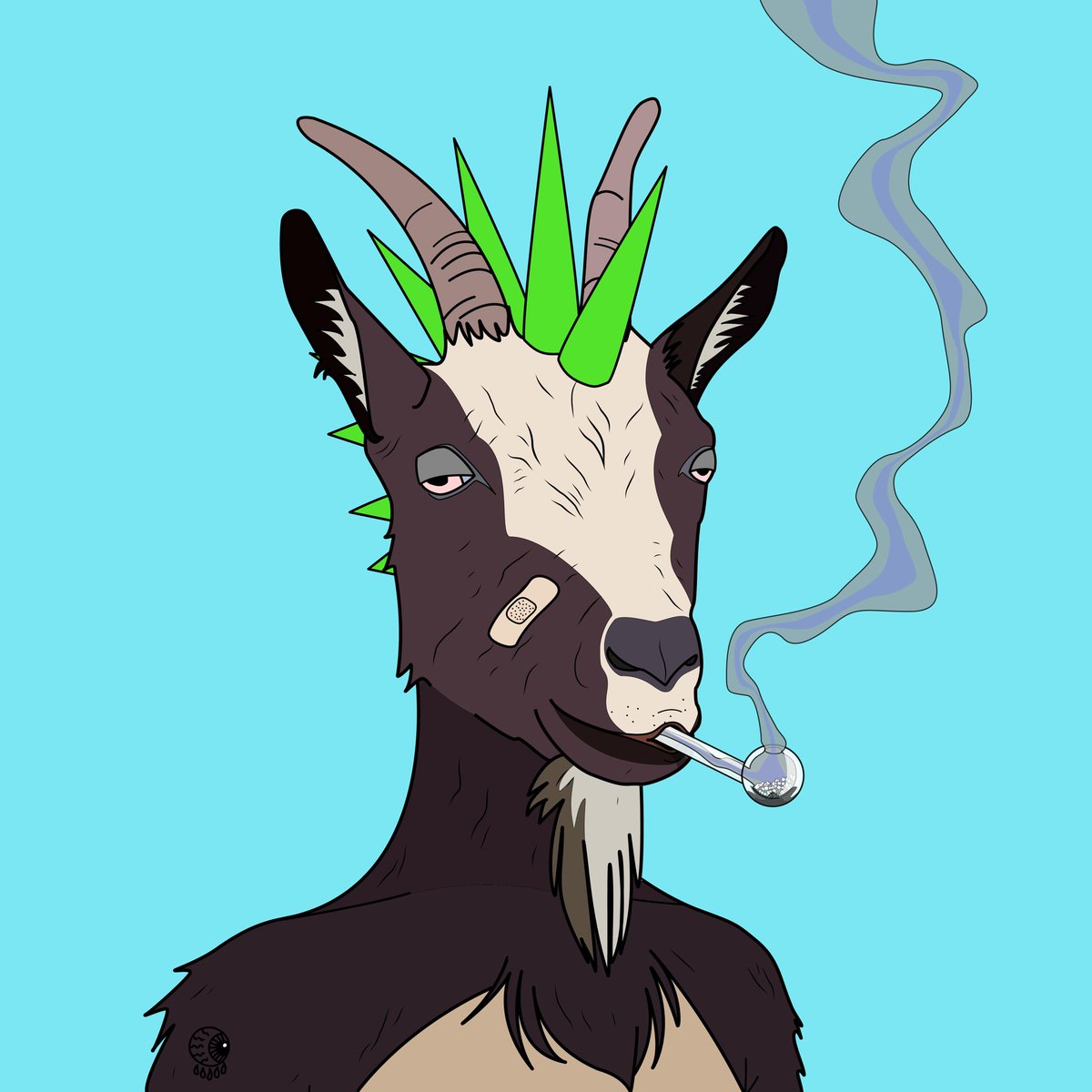 FraudGnosis's tweet photo. #PartyGoat went on a bender with a couple buddies on NYE. Heโs just getting over his 3 night bender #lfgoat #GOATtribe https://t.co/fNPkNk56k1