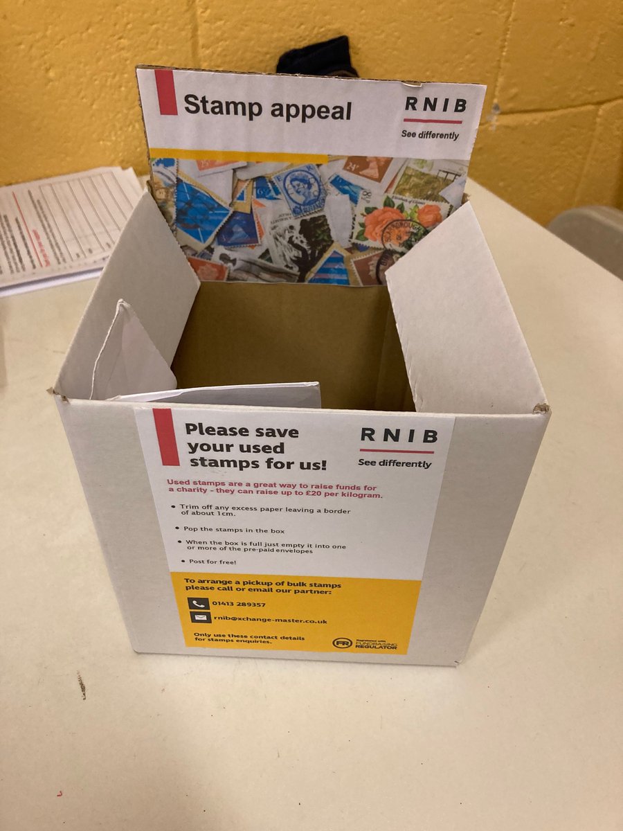 Hi, my son is in Yr8 <a href="/DeltaDarton/">Darton Academy</a> <a href="/MrsBriggsDA/">Mrs Briggs</a> 
I’m a girlguiding brownie leader and my unit are collecting used stamps for RNIB for this year. 
Would you please help me by saving your used stamps? 
I can collect or you could pass on to my son  
Thank you x