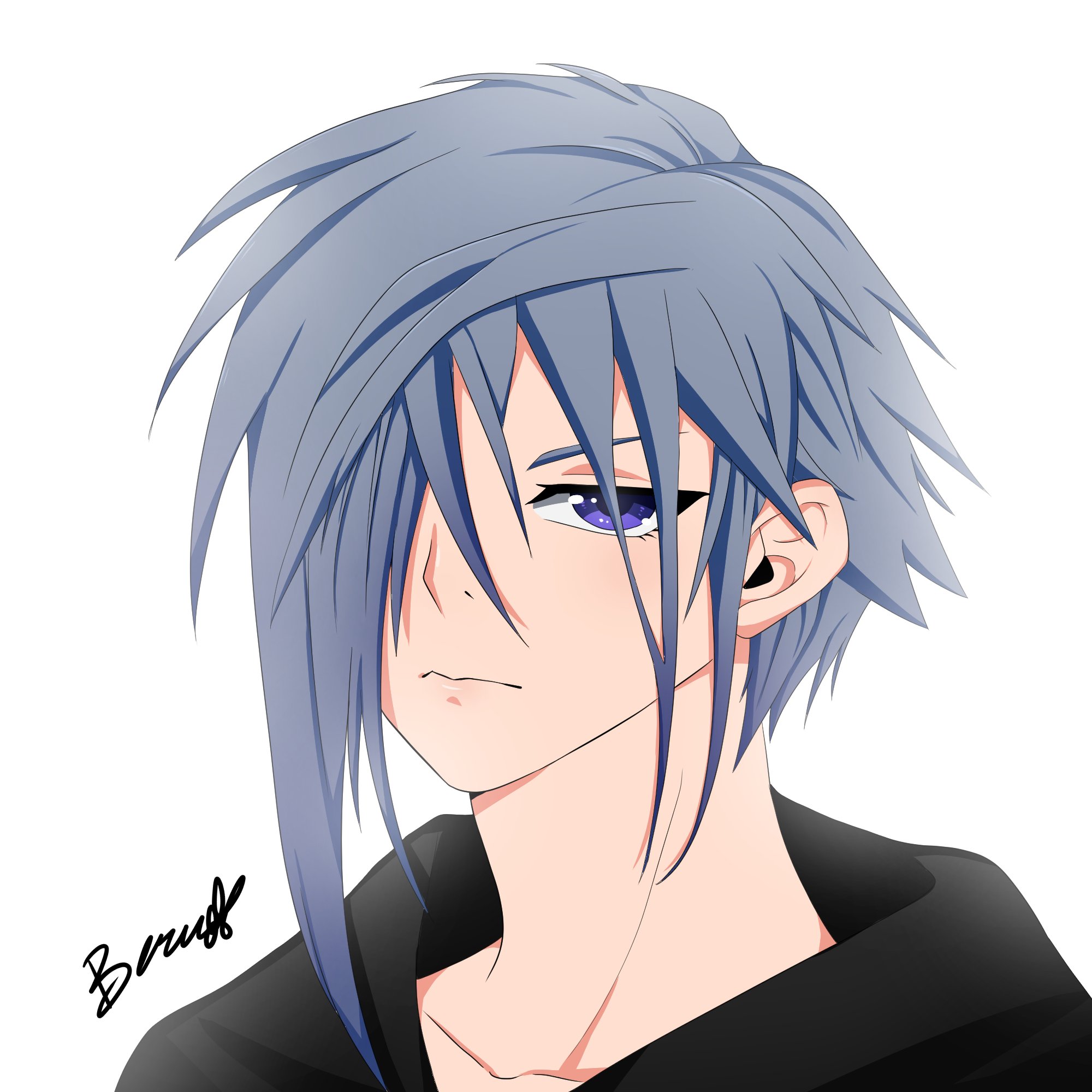 Beruflower on X: "Here's a fanart of Zexion from Kingdom Hearts! His hair  was really fun! #fanart #kingdomhearts #anime #videogames #SquareEnix #art  https://t.co/9VfiB1mFCA" / X