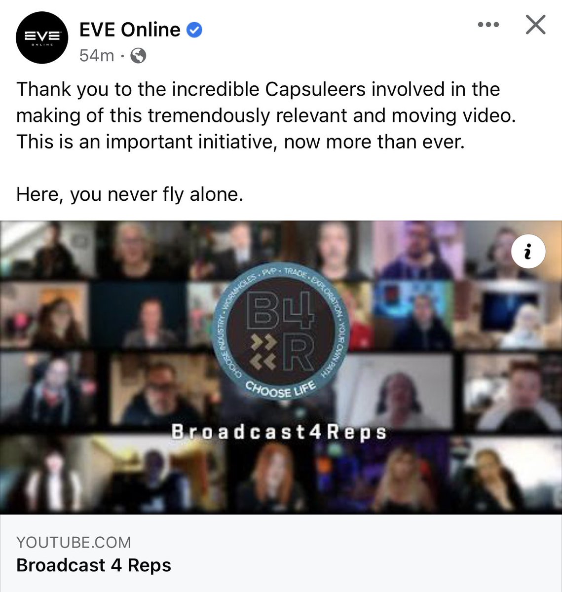 Thanks <a href="/CCPGames/">CCP Games</a> for the shoutout on FB today <a href="/B4reps/">Broadcast4Reps</a> it’s important to get the message out #tweetfleet #EVEOnline