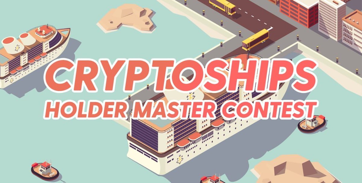 NFTCryptoShips's tweet photo. We are excited to announce Holder Master Contest, where you hold as many $CSHIP in your game-account over the duration of 30 days to receive our National Treasures (exclusive ships with 105 oil capacity).

Read more: https://t.co/mSwbQbkdb3 https://t.co/KBvZtiNXBB