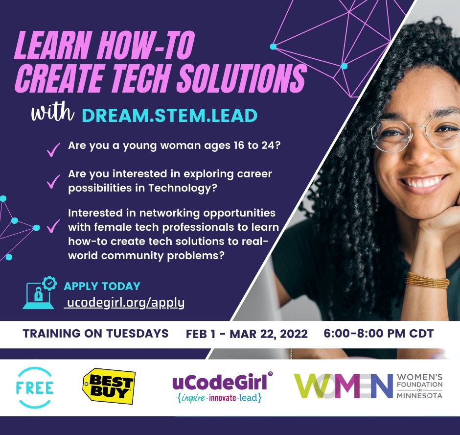 Hacking the Diversity Gap in Technology Entrepreneurship. ucodegirl.org/apply #womenintech #