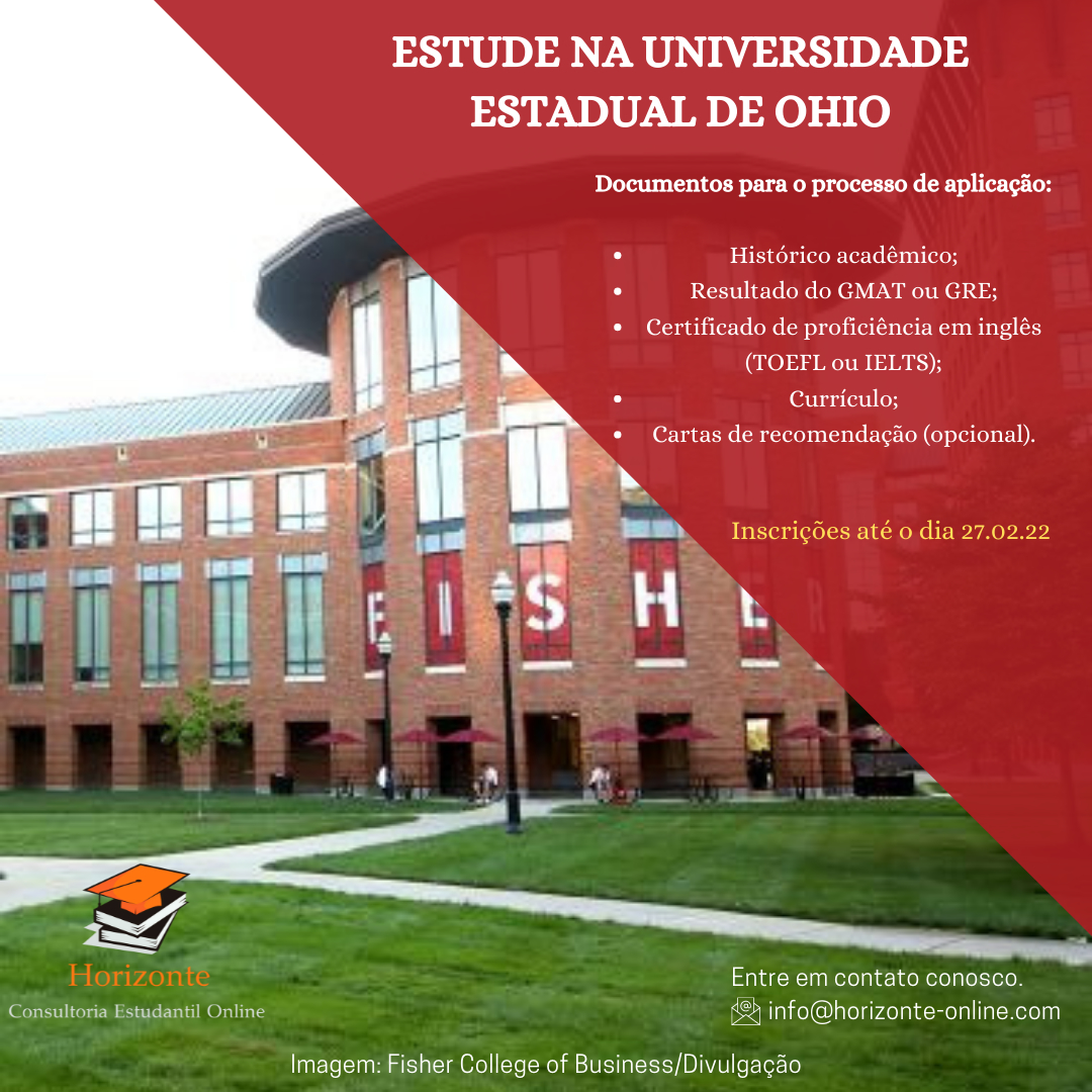 intercambio_hc's tweet photo. Não perca a oportunidade de fazer o seu MBA pela Universidade de OHIO.
Entre em contato conosco e faça agente a sua consultoria.

#fisherosu #estudarnoexterior #estudarfora #bolsadeestudo #bolsadeestudos #scholarship  #scholarships #MBA #usa  #horizonteconsultoriaintercambio https://t.co/7v7ZQZa9tQ