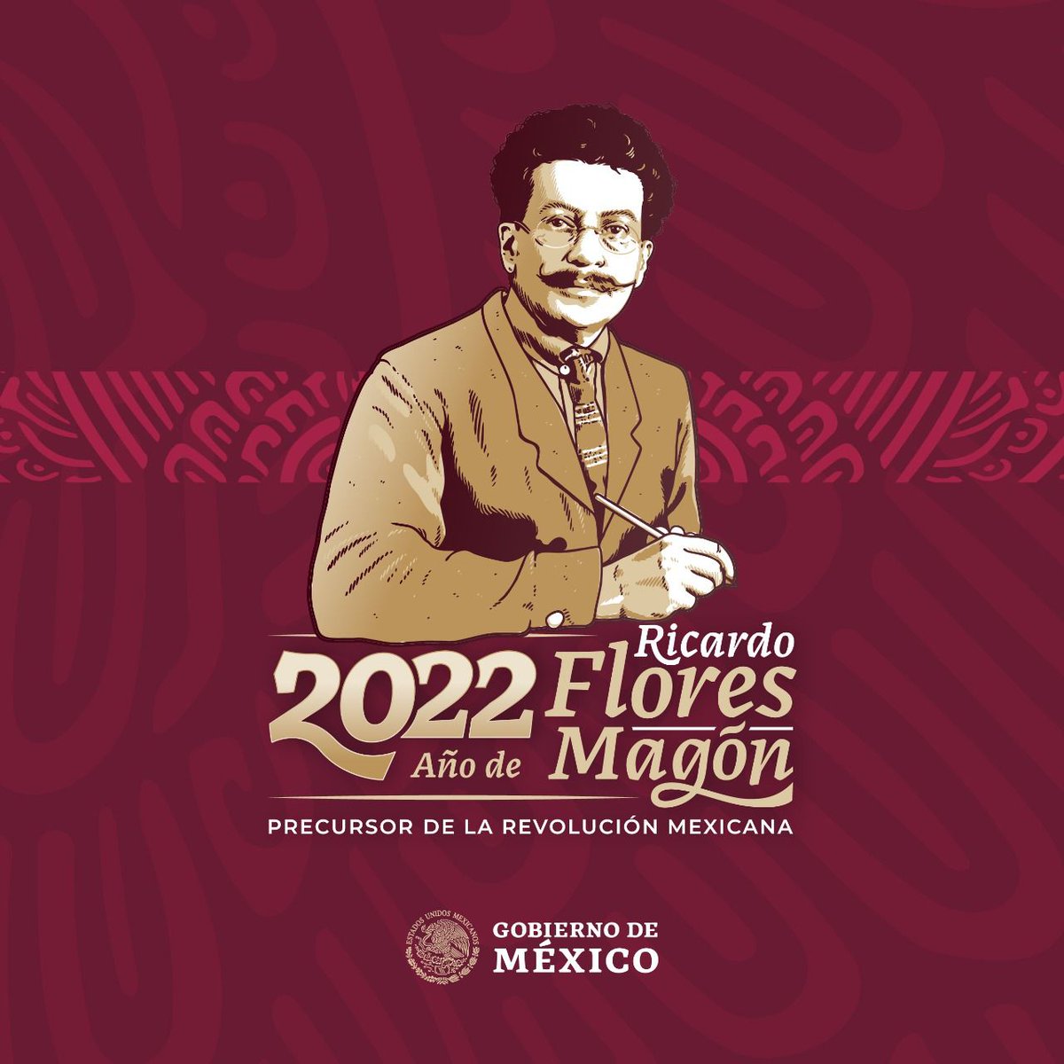SRE_mx's tweet photo. 📌 Durante todo el año 2022 y por su centenario luctuoso, el @GobiernoMX honra la memoria de #RicardoFloresMagón, creador del programa democrático y social más avanzado de la Revolución Mexicana. https://t.co/MQmje01MxM